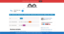 Desktop Screenshot of nombresparamibebe.com